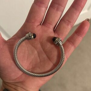 Elegant Silver and black  Women's Bracelet